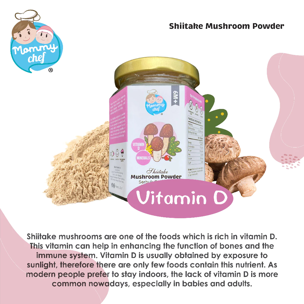 Mommy Chef Premium Shiitake Mushroom Powder 6m+ (60g)