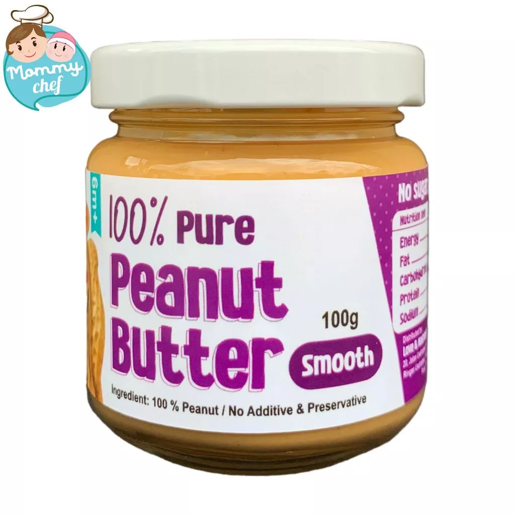 Mommy Chef 100% Pure Peanut Butter 6m+ (100g)