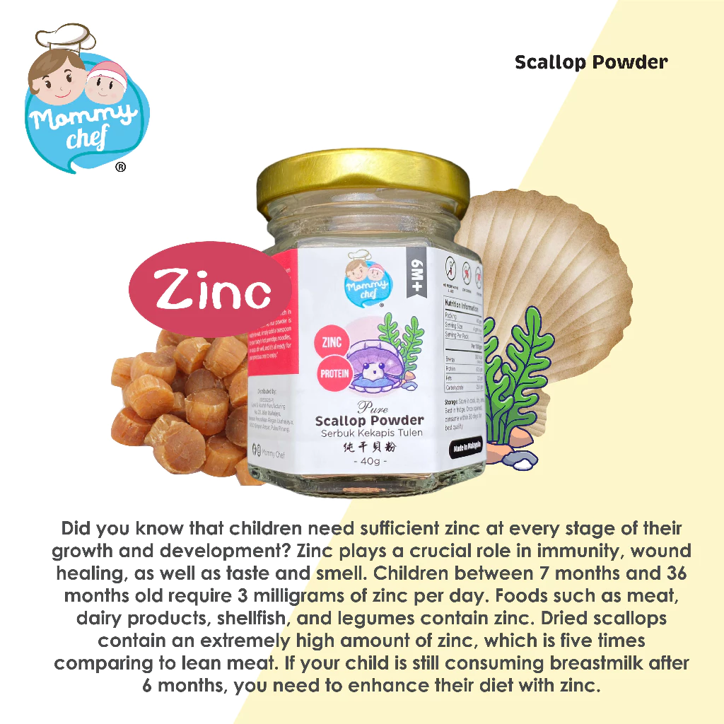 Mommy Chef Pure Scallop Powder 6m+ (40g)