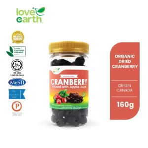 Love Earth Organic Dried Cranberry 160g